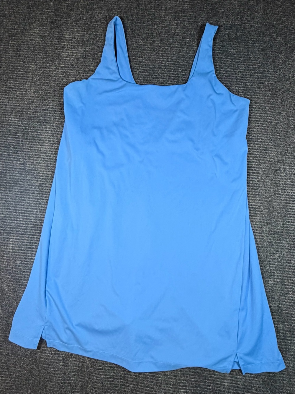 Women’s Old Navy Blue Tank Athletic Dress Top with built in shorts